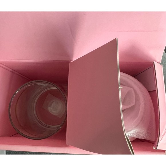 Kate Spade Stemless Champaign glasses Gold hearts set of 2 NEW in box - Picture 3 of 6